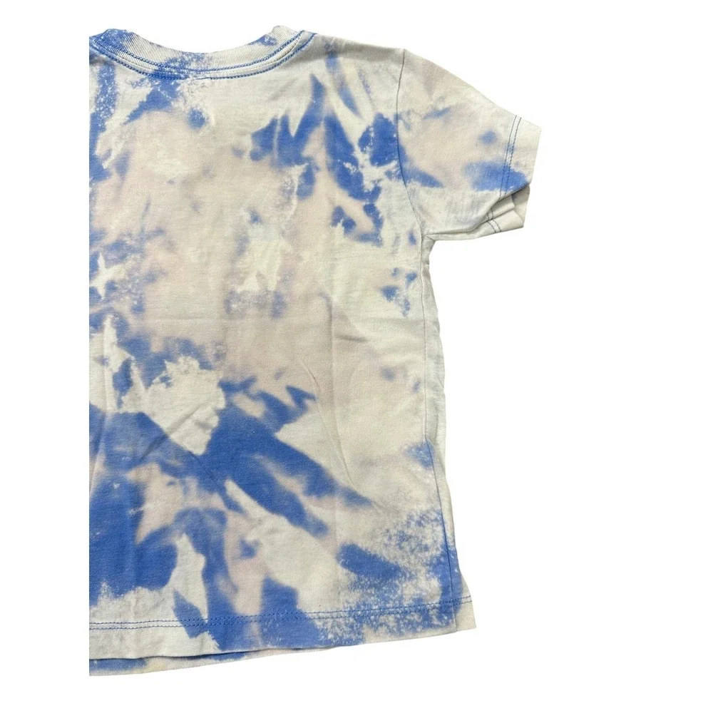 Bella + Canvas Kids Los Angeles Chargers Tie Dye T-Shirt Blue White 3T Graphic